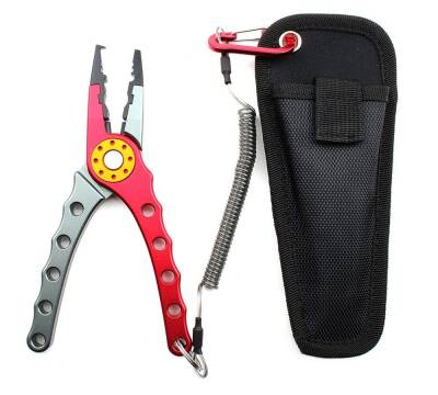 Sea Horse Alüminyum Çok Amaçlı Balıkçı Pense - Kırmızı - 2