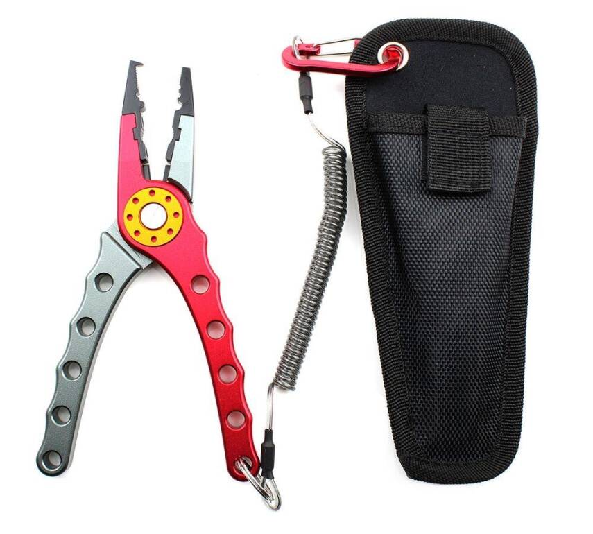 Sea Horse Alüminyum Çok Amaçlı Balıkçı Pense - Kırmızı - 2