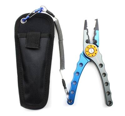 Sea Horse Alüminyum Çok Amaçlı Balıkçı Pense - Mavi - 1