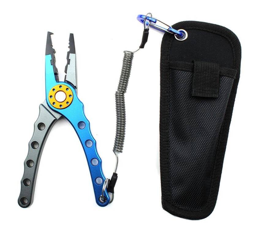 Sea Horse Alüminyum Çok Amaçlı Balıkçı Pense - Mavi - 2