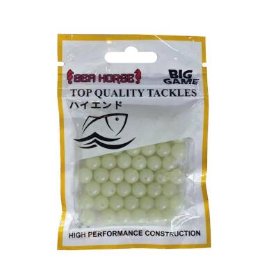 Sea Horse Fosforlu Yumuşak Boncuk 10*10mm (25 Adet) - Glow