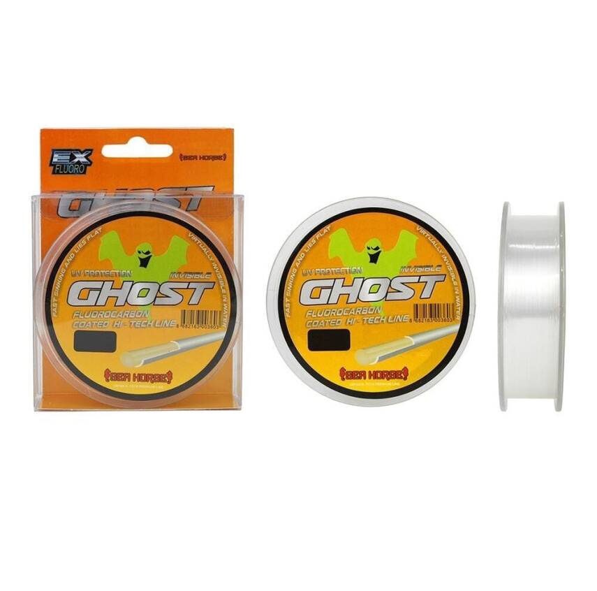 Sea Horse Ghost Uv Protection 150m Fluorocarbon Misina - 1