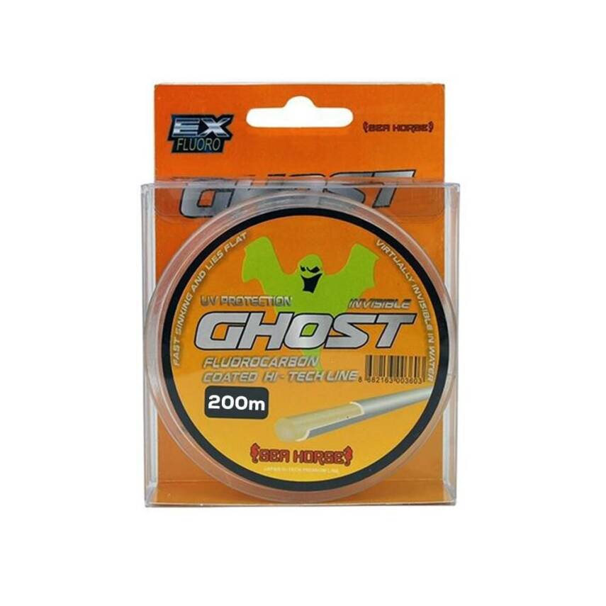 Sea Horse Ghost Uv Protection 200m Fluorocarbon Misina - 3