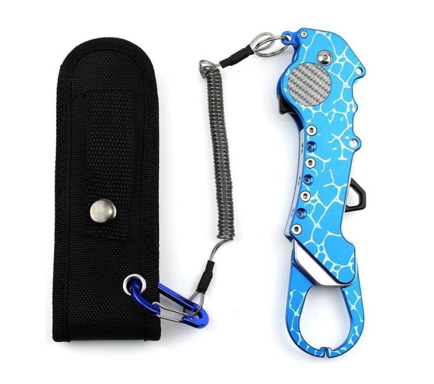 Sea Horse Katlanır Balık Tutucu Gripper - Mavi - 2