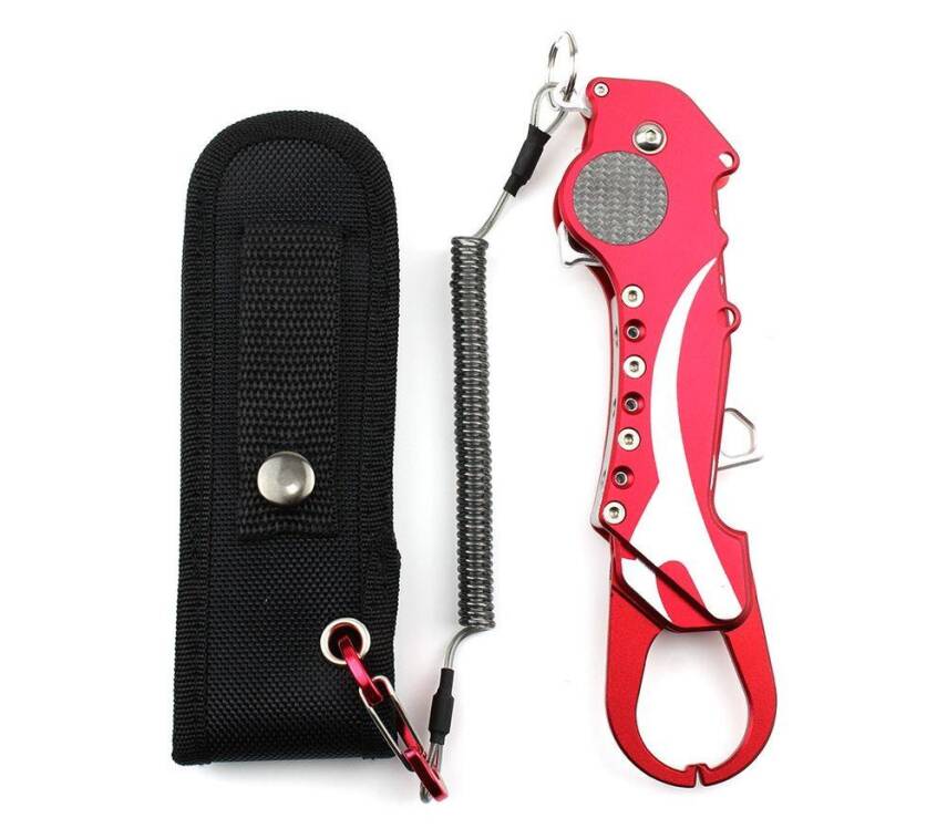 Sea Horse Katlanır Balık Tutucu Gripper - Kırmızı - 2