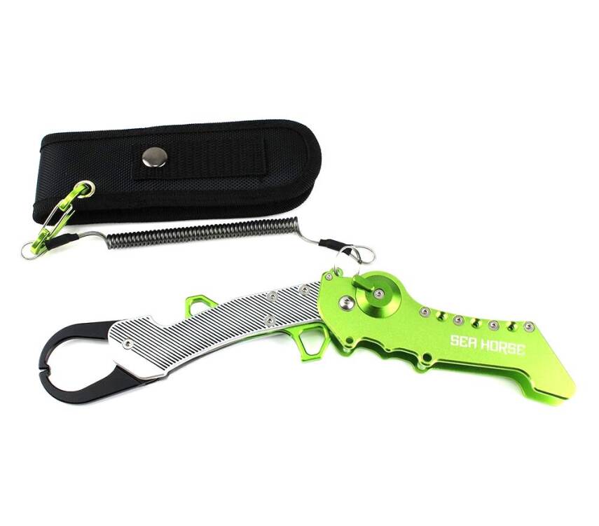 Sea Horse Katlanır Balık Tutucu Gripper - Yeşil - 1