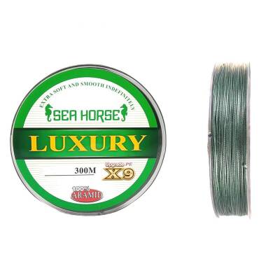Sea Horse Luxury 300m 9x Koyu Yeşil İp Misina