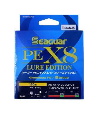 Seaguar Lure Edition PE 8  Multi Color İp Misina 150mt