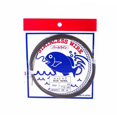 Showa Japan Nylon 1x7 10m Şeffaf Çelik Tel