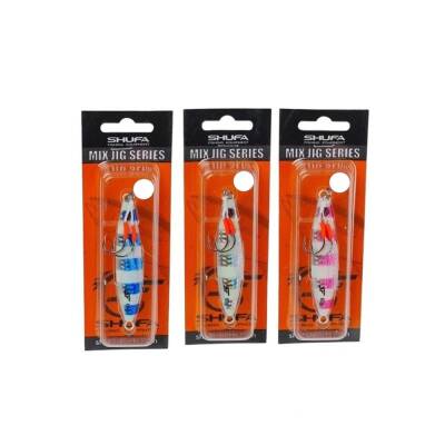 Shufa 3 Adet 80gr Turkish Zebra Mix Psycho Sprat Jig 