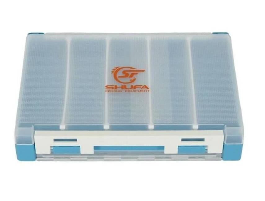 Shufa Çift Taraflı Slikon Ve Jighead Kutusu 110mm - 2