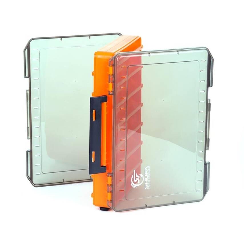 Shufa Lure Box Çift Taraflı Kutu 160mm - Turuncu - 1