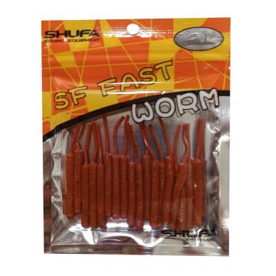 Shufa SF Fast Worm 5.1cm Lrf Silikon Yem - 5