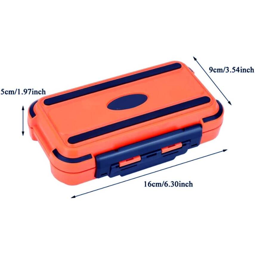 Shufa Su Geçirmez 16 Gözlü LRF Kutusu - Turuncu - 3