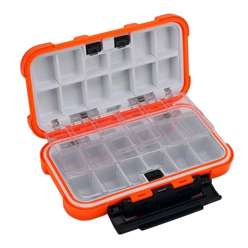 Shufa Su Geçirmez 16 Gözlü LRF Kutusu - Turuncu - 1