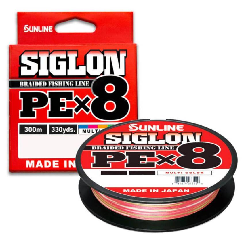 Sunline Siglon Braid Pe x8 300m Multicolor İp Misina - 1