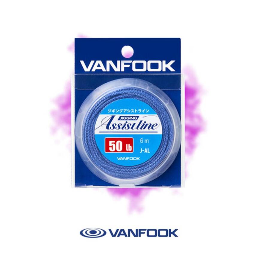 Vanfook J-AL Jiggıng Assist İpi Mavi - 50LB - 1