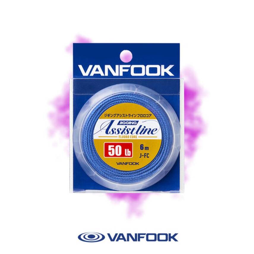 Vanfook J-FC Jiggıng Assist İpi Mavi - 50LB - 1