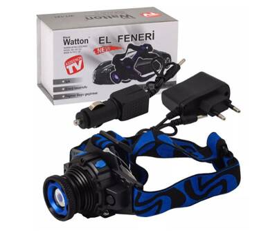 Watton WT-121 Q5 Şarjlı Mercekli Kafa Feneri - 5