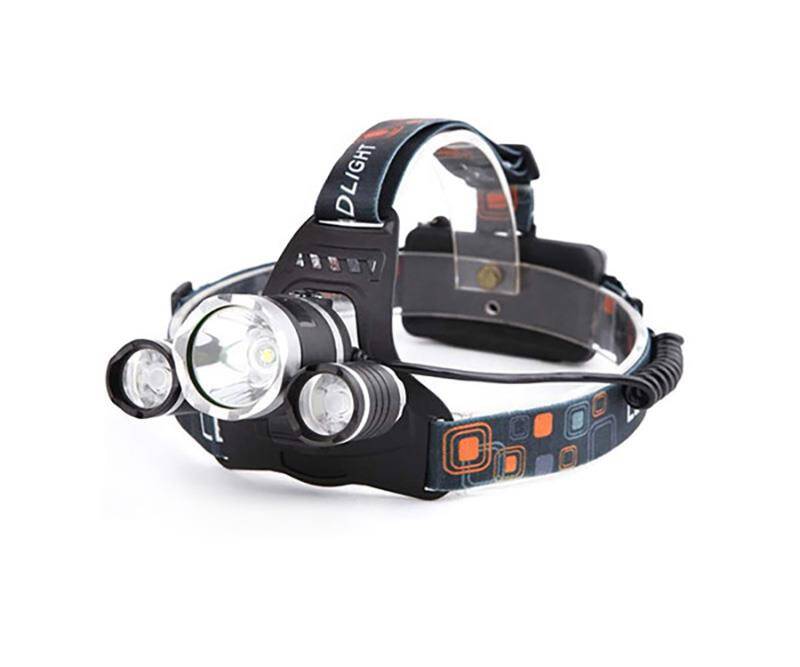 Watton WT-256 3 Başlıklı Şarjlı Kafa Feneri - 1