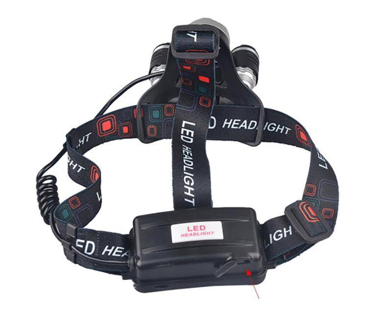 Watton WT-256 3 Başlıklı Şarjlı Kafa Feneri - 5