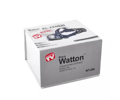 Watton WT-256 3 Başlıklı Şarjlı Kafa Feneri - 6
