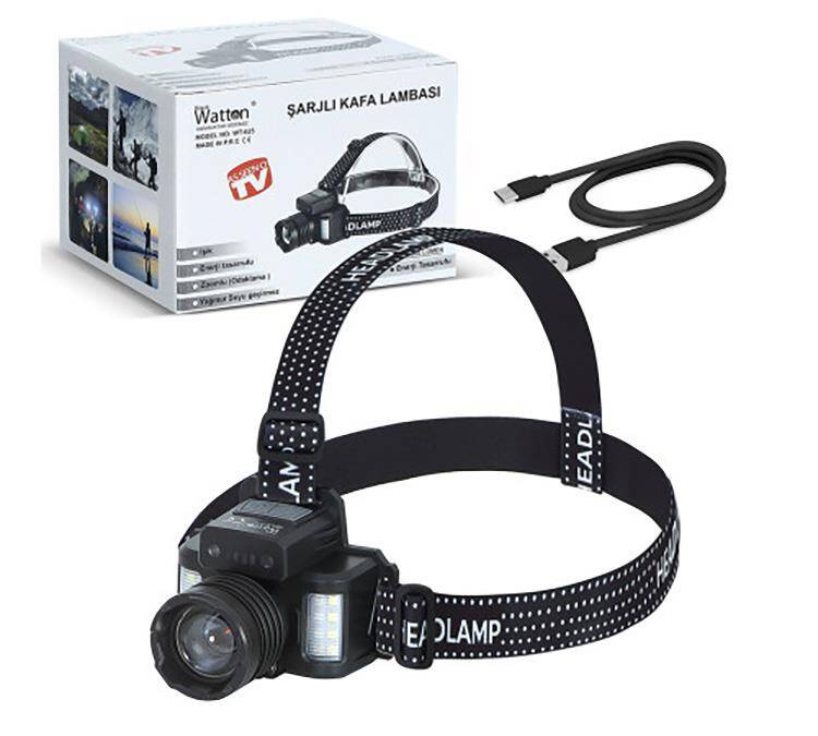 Watton WT-625 Gree TG Yağmur Suyu Geçirmez Sensörlü Kafa Lambası - 3