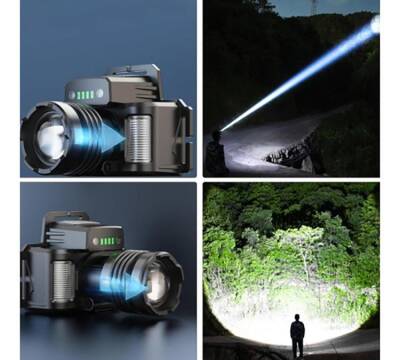 Watton WT-625 Gree TG Yağmur Suyu Geçirmez Sensörlü Kafa Lambası - 8