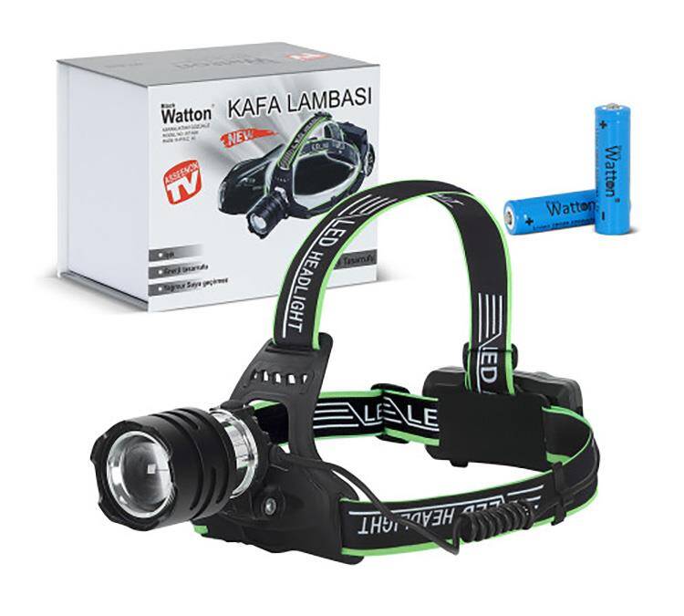 Watton WT-626 TX6 Enerji Tasarruflu Yağmur Suyu Geçirmez Kafa Lambası - 2