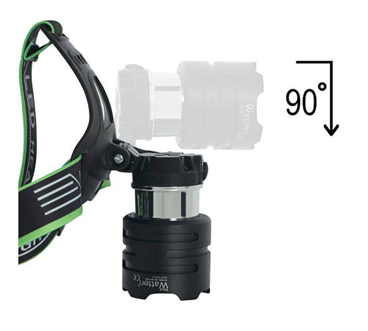 Watton WT-626 TX6 Enerji Tasarruflu Yağmur Suyu Geçirmez Kafa Lambası - 6