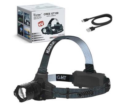 Watton WT-628 Gree TG 8.000 Lümen Yağmur Suyu Geçirmez Kafa Lambası - 2