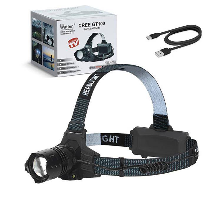 Watton WT-628 Gree TG 8.000 Lümen Yağmur Suyu Geçirmez Kafa Lambası - 2
