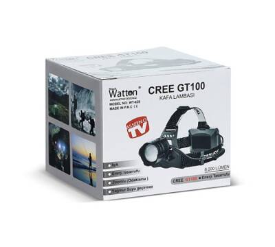 Watton WT-628 Gree TG 8.000 Lümen Yağmur Suyu Geçirmez Kafa Lambası - 5