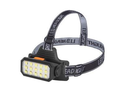 Watton WT-652 15 Ledli Sarı / Beyaz Şarjlı Kafa Lambası 