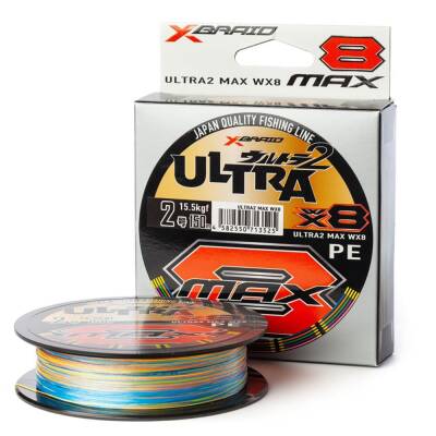 YGK X-Braid Ultra 2 Max 8x 300m Multicolor İp Misina